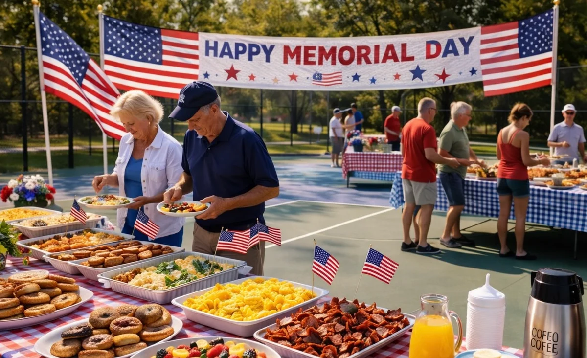 Memorial Day Breakfast Potluck & Flag Raising Ceremony